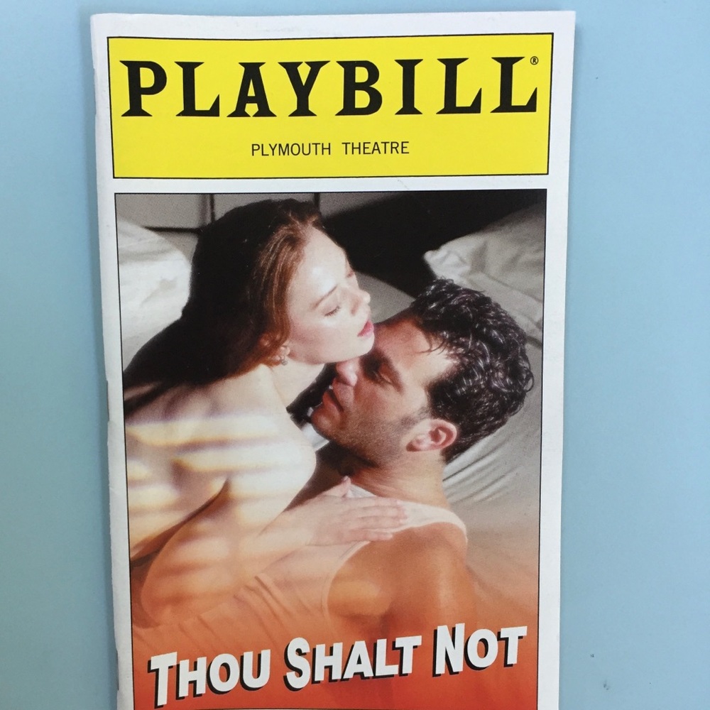 Color Playbill Harry Connick  Jr. Thou Shalt Not  Norbert Leo Butz  Craig Bierko